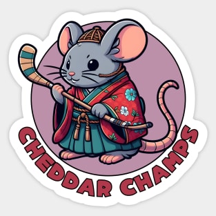 Ice hockey mouse Sticker